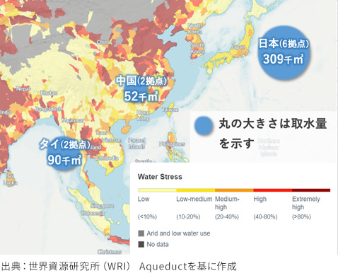  WRI AqueductのWater Stress